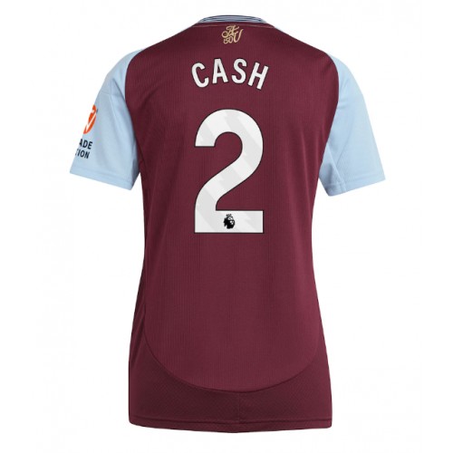 Dres Aston Villa Matty Cash #2 Domaci za Žensko 2024-25 Kratak Rukav